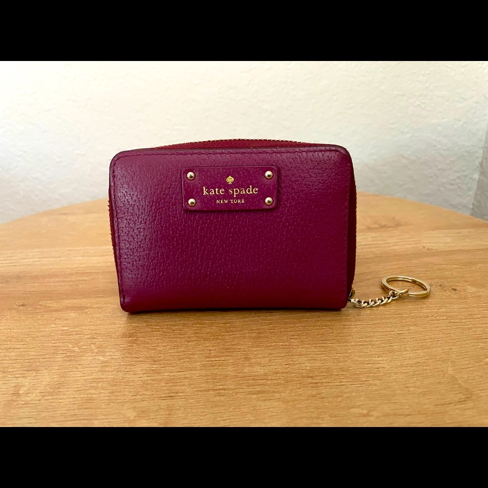 Authentic Magenta Kate Spade Wallet in Used Condition